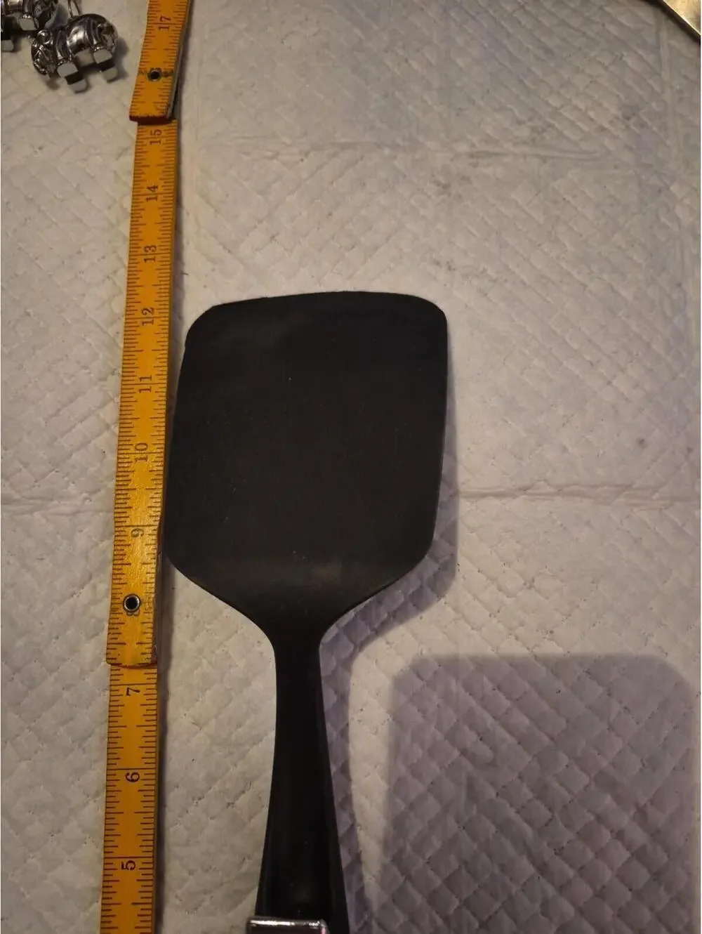 FARBERWARE  BLACK NYLONPLASTIC  SPATULA TURNER FLIPPER UTENSIL WITH STAND 12.5